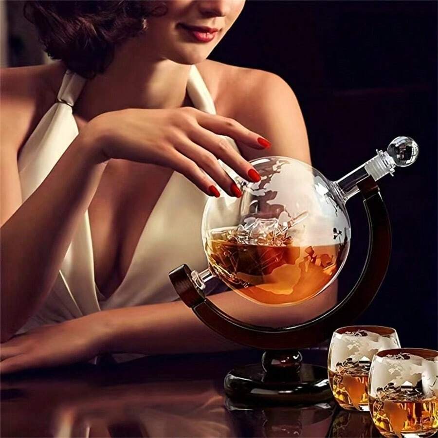 Decanter Globe Set - 1 buah/3 buah set decanter globe,
