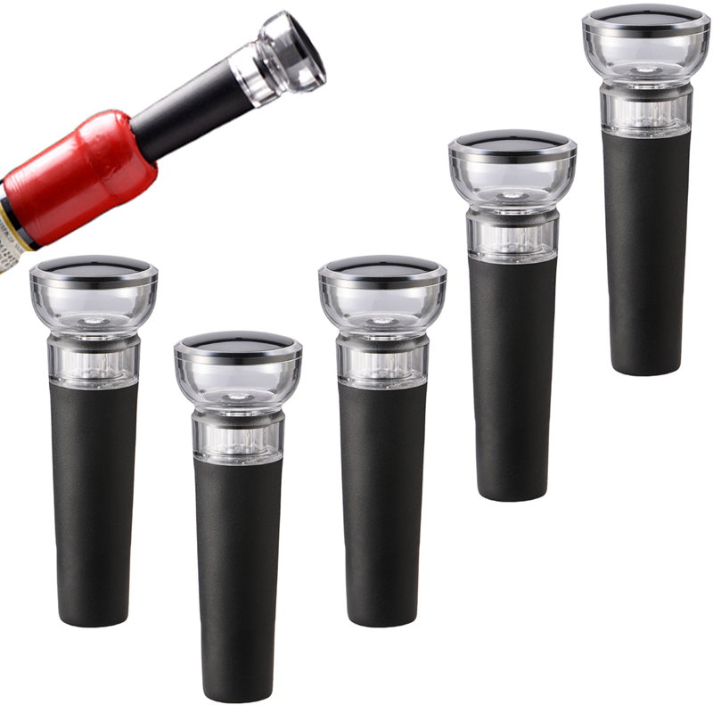 Wine Preservation Pump - 5 buah pompa vakum hitam dapat
