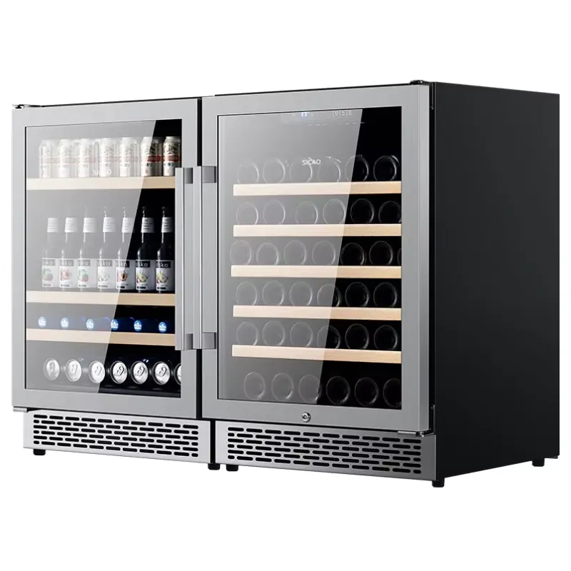 Home Bar And Fridge - Kulkas Anggur Dua Zona SICAO dari