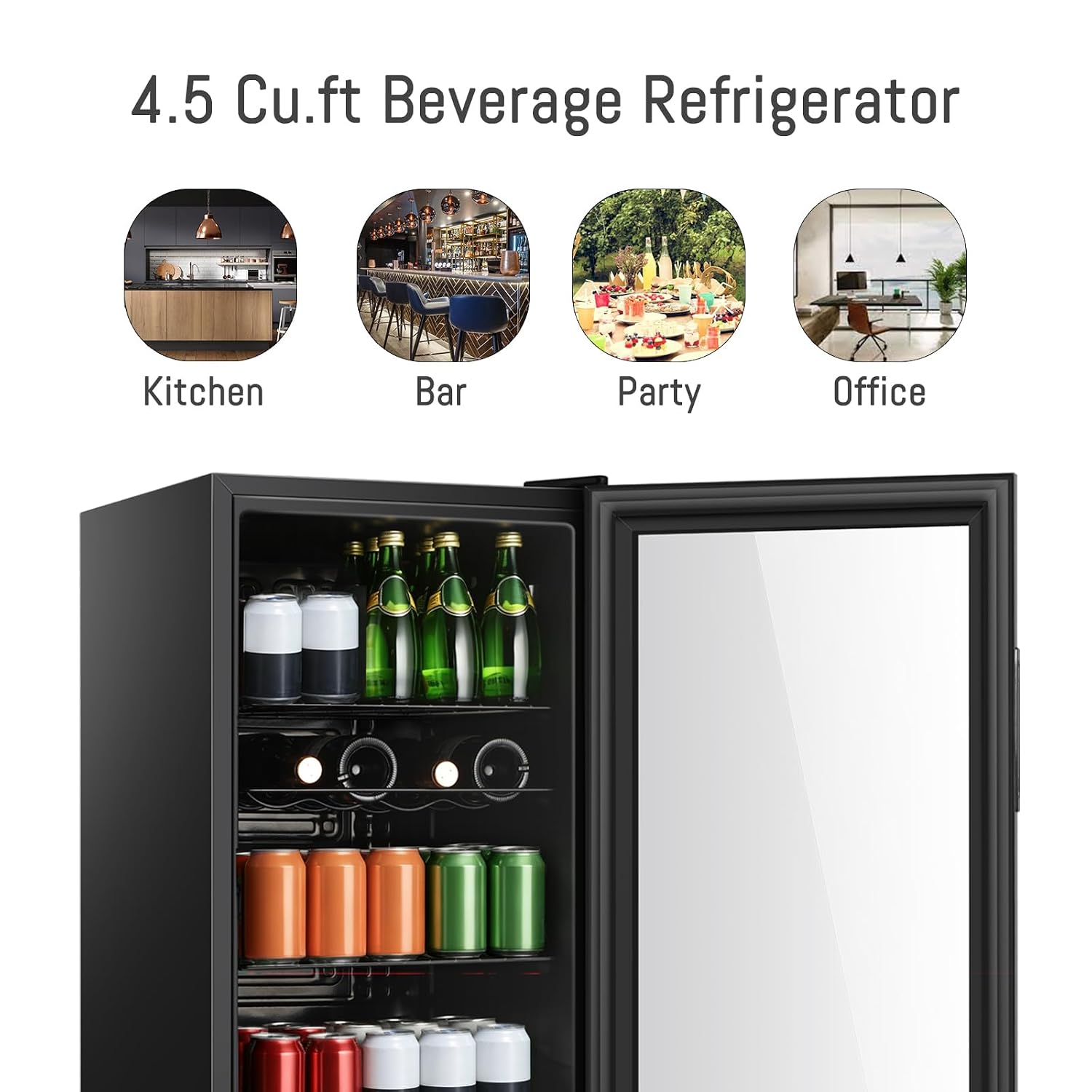 Kulkas Minuman 4.5 cu.ft, Mini - Home Bar And Fridge ulasan dan harga