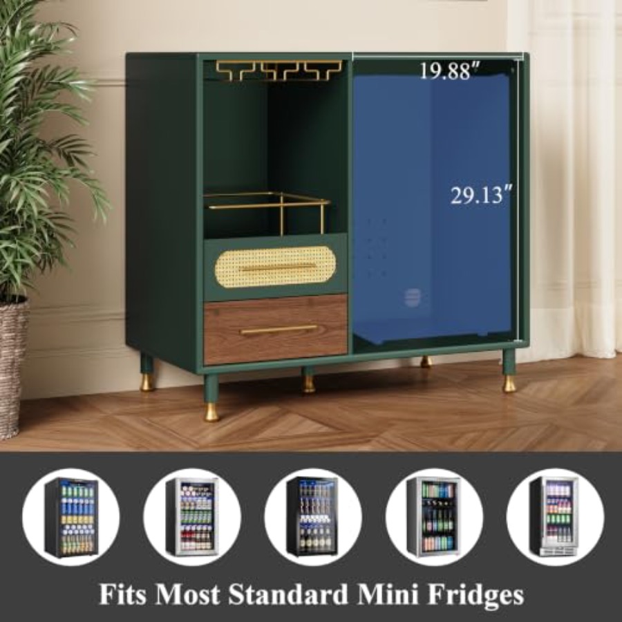 Lemari Bar dengan Ruang Kulkas - Home Bar And Fridge ulasan dan harga