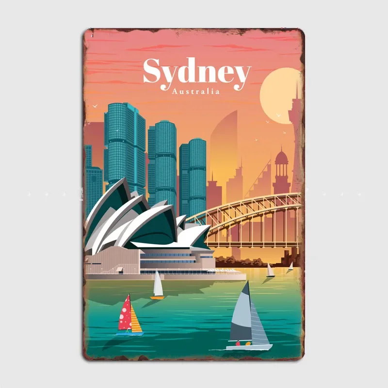 Poster Vintage Tempat Wisata S - Home Bar Sydney ulasan dan harga