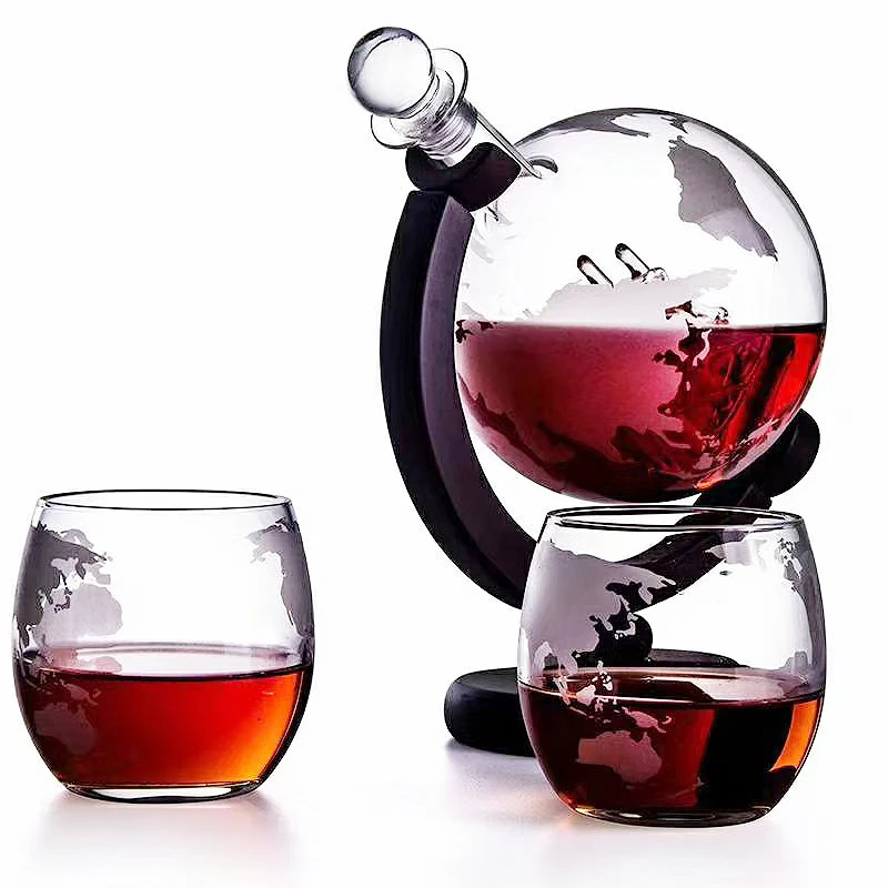 Set Gelas Wiski Teko Minuman K - Decanter Globe Set ulasan dan harga