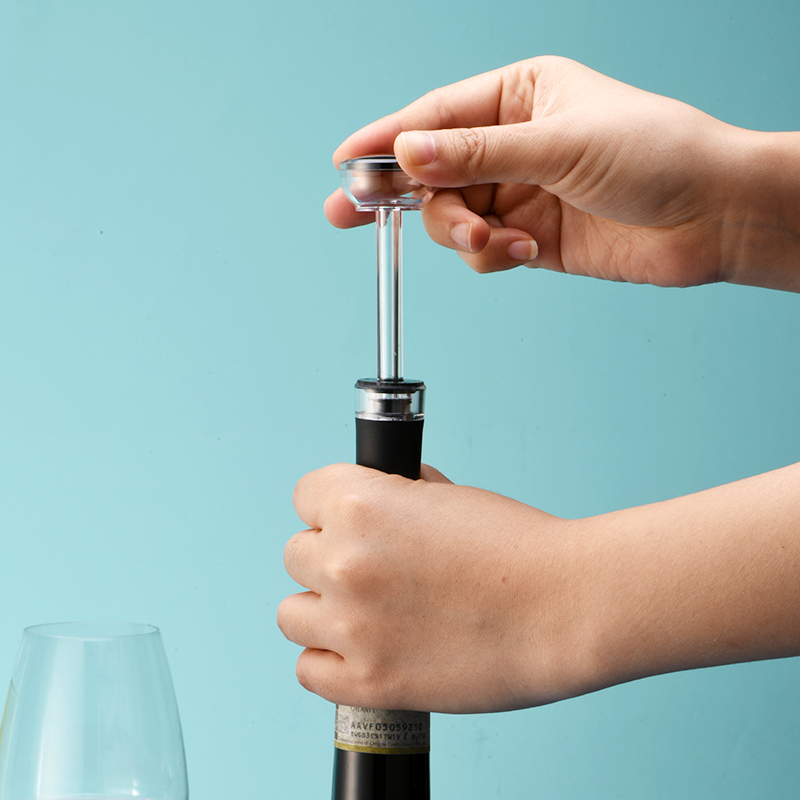 5 buah pompa vakum hitam dapat - Wine Preservation Pump ulasan dan harga