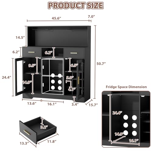 Kabinet Kulkas Mini dengan Pen - Home Bar And Cabinet ulasan dan harga