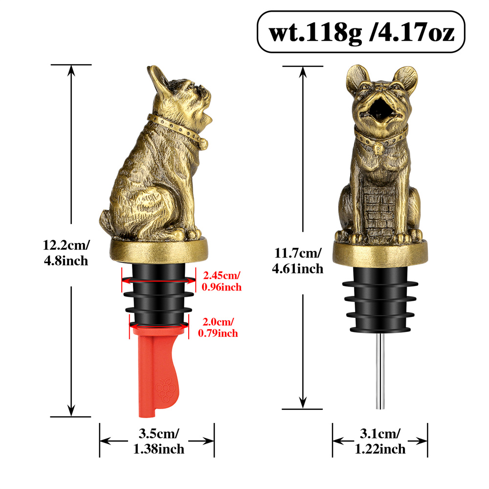 Botol anggur Bulldog Perancis  - Wine Preservation Pump ulasan dan harga