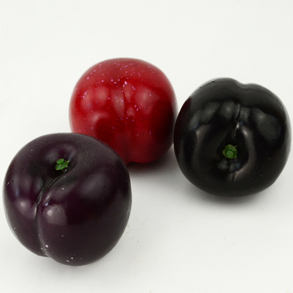 5Pcs Buah Plum Buatan Premium, - Home Bar And Cabinet ulasan dan harga