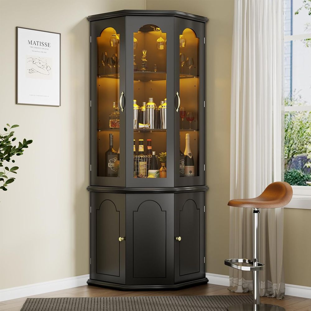 Kabinet Bar Berlampu dengan Pi - Home Bar And Cabinet ulasan dan harga